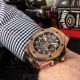 Perfect Replica Hublot Rose Gold Case Hollow Dial Chronograph 45mm Watch (2)_th.jpg